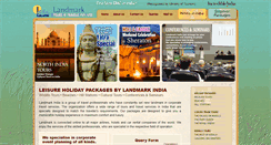 Desktop Screenshot of landmarkindia.com