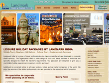 Tablet Screenshot of landmarkindia.com